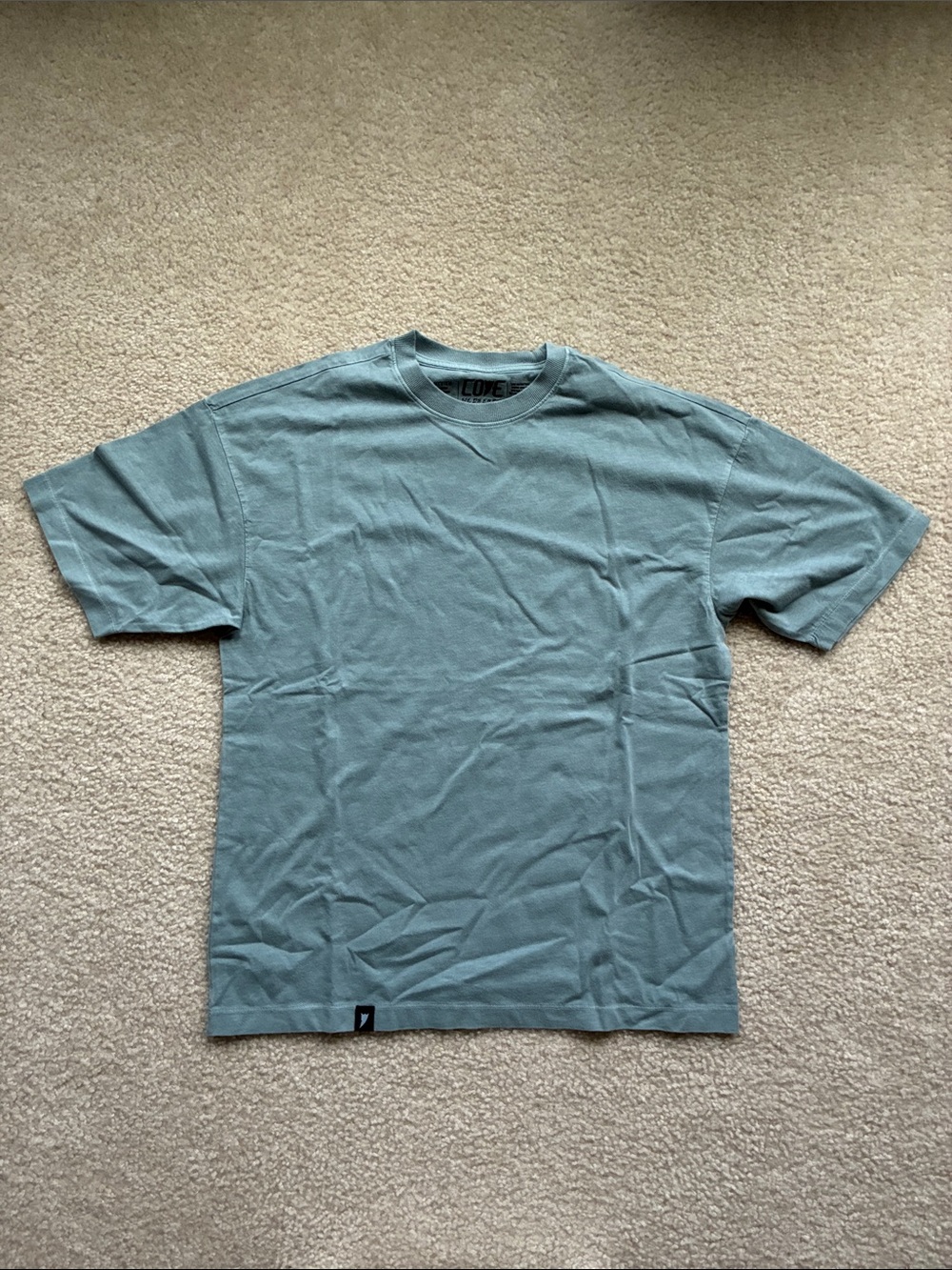 Cove Men's Medium Crew Neck T-Shirt in Sage Green